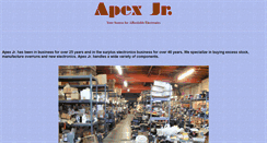 Desktop Screenshot of apexjr.com